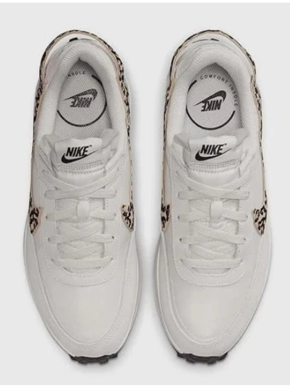Nike Waffle Debut Women 7.5 Sesame Black Leopard , brand new no box - Picture 4 of 4